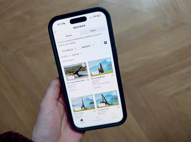 <p>You can get personalised training plans for yoga, Pilates, running, strength training and more</p>