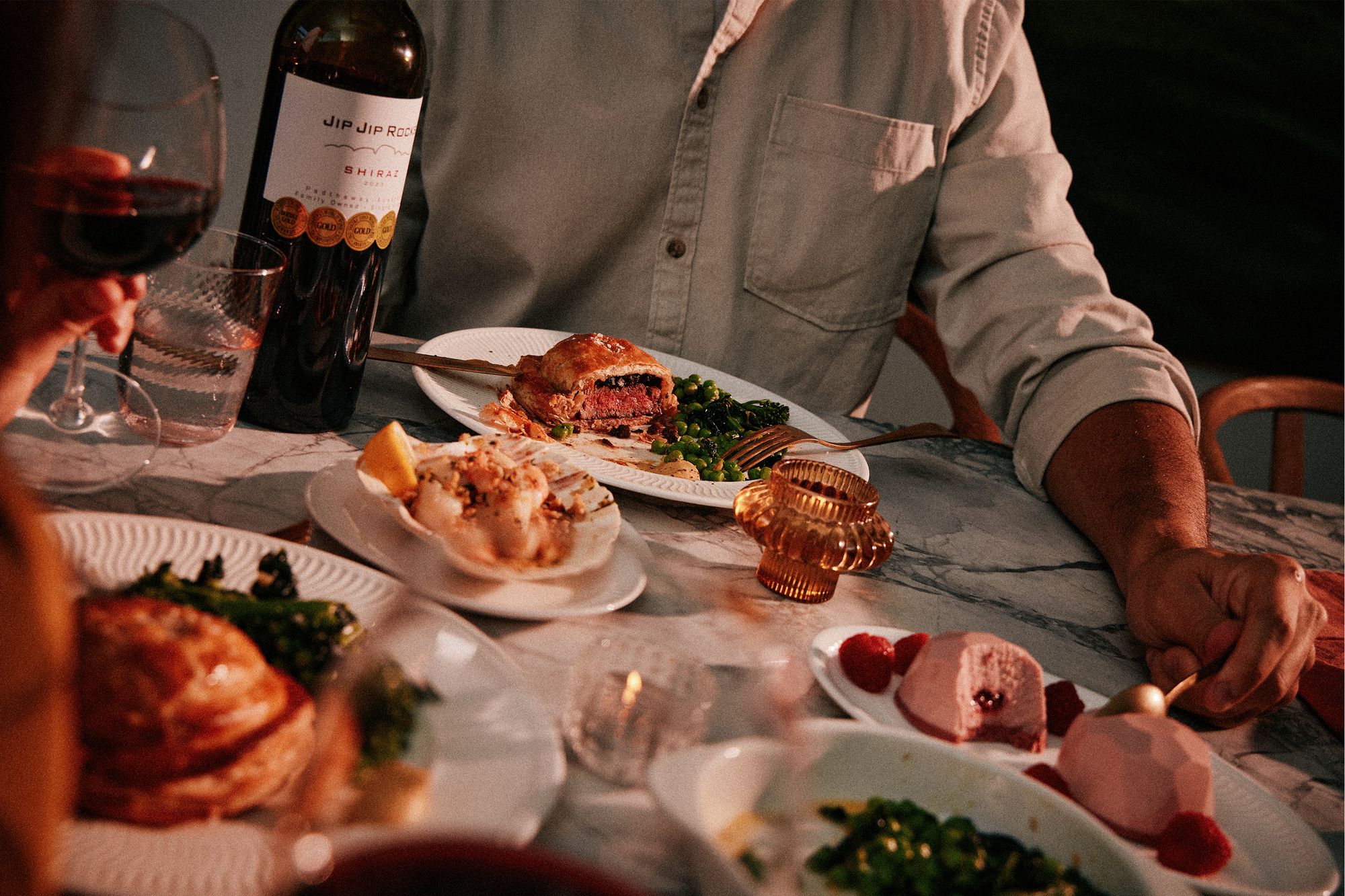 <p>The supermarket is offering three courses and a drink for £12.50 per head</p>