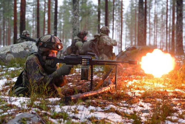 Nato includes allies across Europe and North America. (Owen Humphreys/PA)