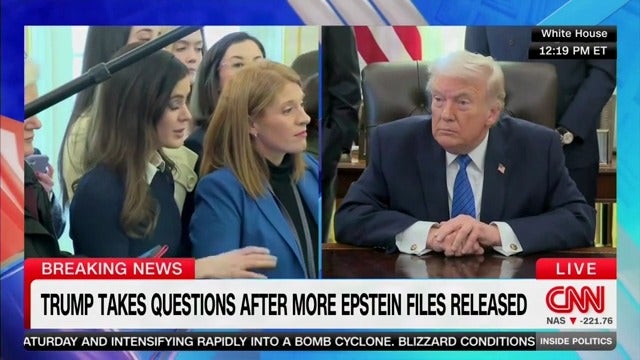 Karen Travers never got her question answered during Friday's Oval Office meeting.