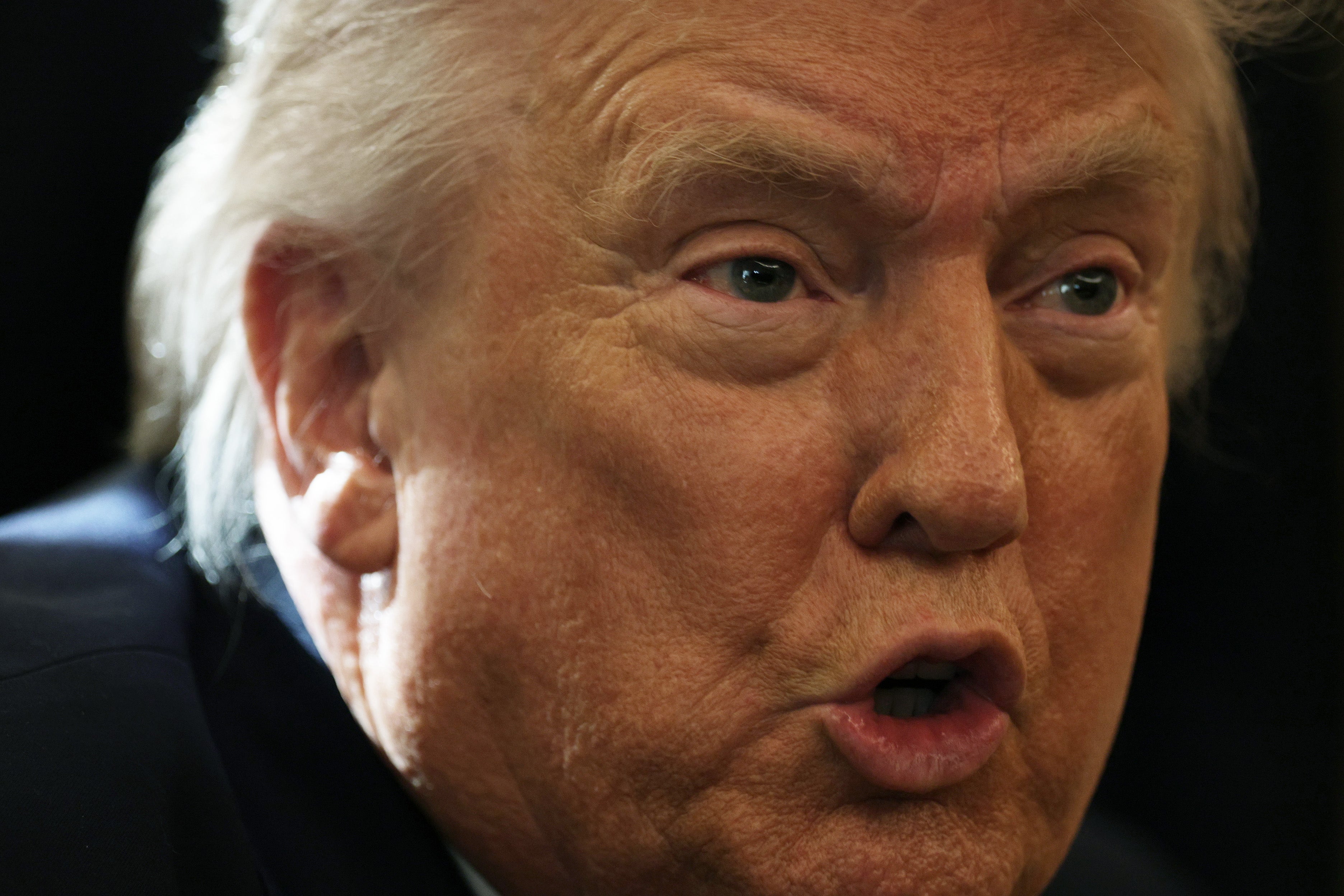 <p>Trump hits out at 'loud' female reporter grilling him on $10bn IRS lawsuit</p>