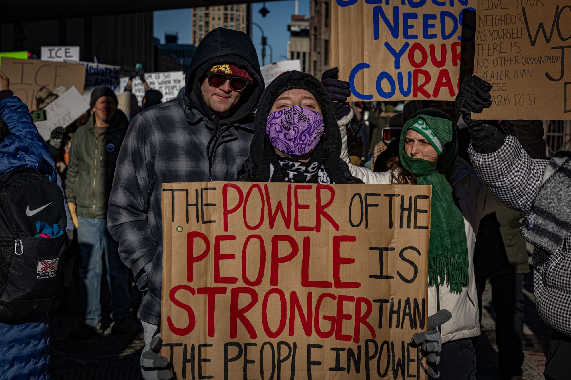 今月、レニー・グッドさんとアレックス・プリティさんの射殺事件を受けて大規模な抗議活動が勃発した