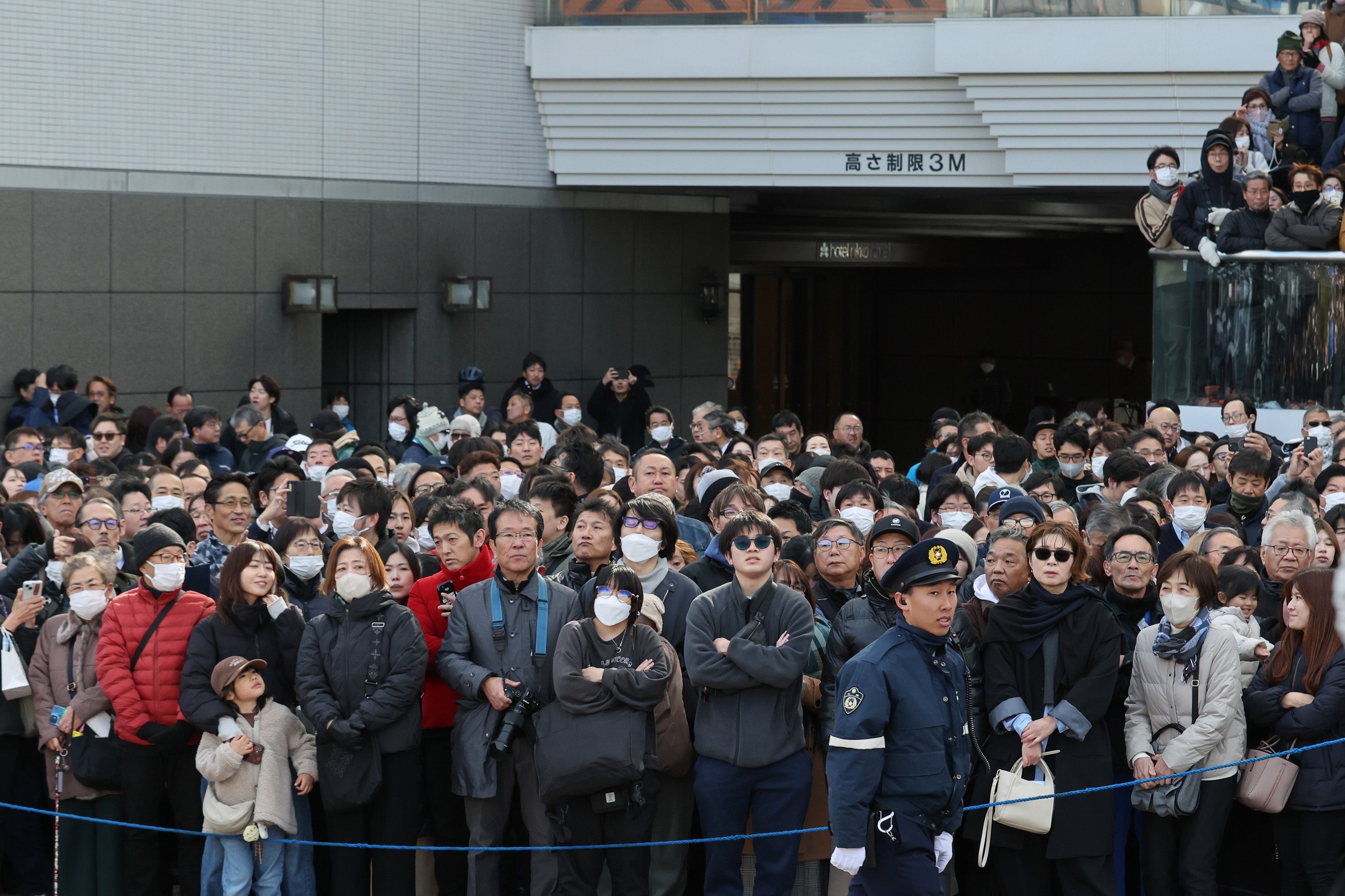 LDP supporters attend a campaign rally with Sanae Takaichi in Himeji, Japan, on 29 January 2026