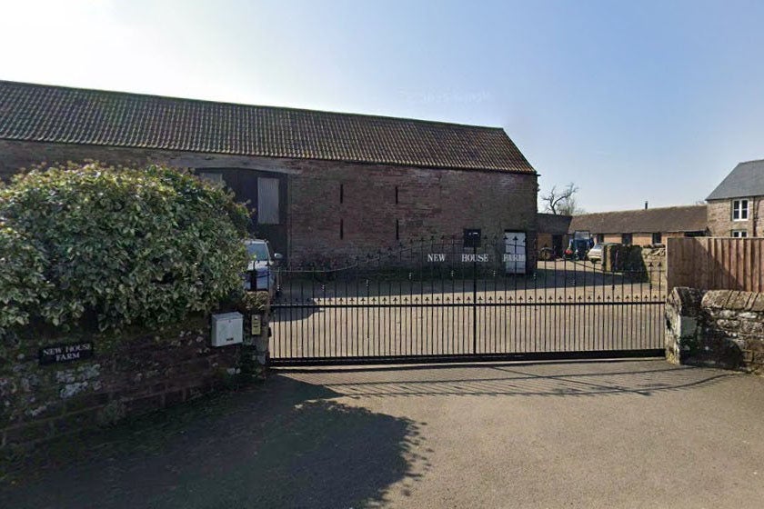 Michael Gwilliam's former home at New House Farm, Awre