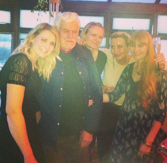 <p>Michael Gwilliam and daughters (L-R) Georgina Charles, Helen Ginger, Caroline Gwilliam and Emily Gwilliam</p>