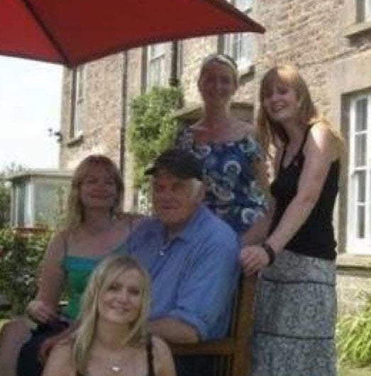 Michael Gwilliam with his daughters