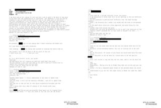 A series of emails from ‘the Invisible Man’ were also released