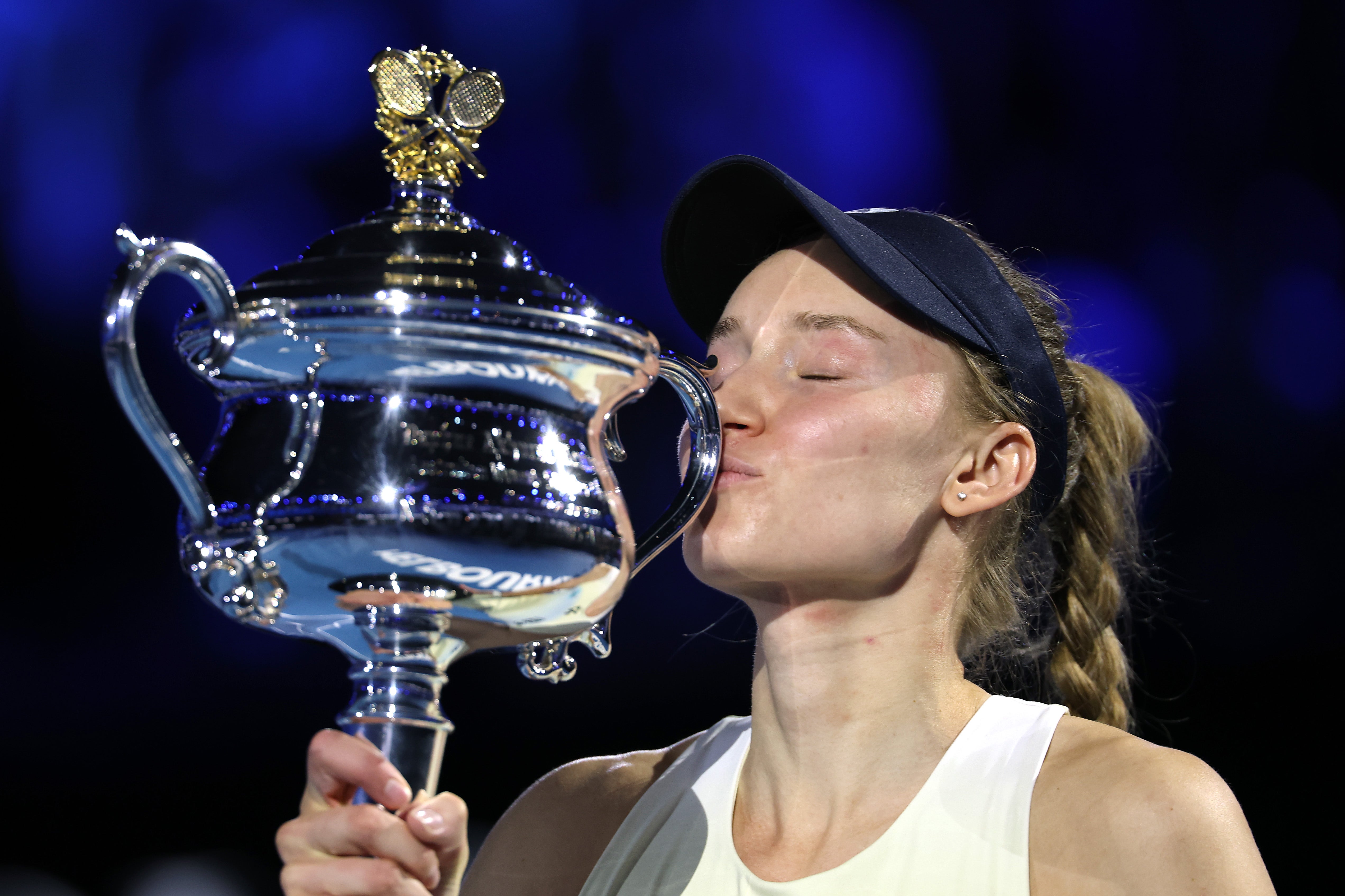 Rybakina won her second grand slam title after her 2022 Wimbledon victory