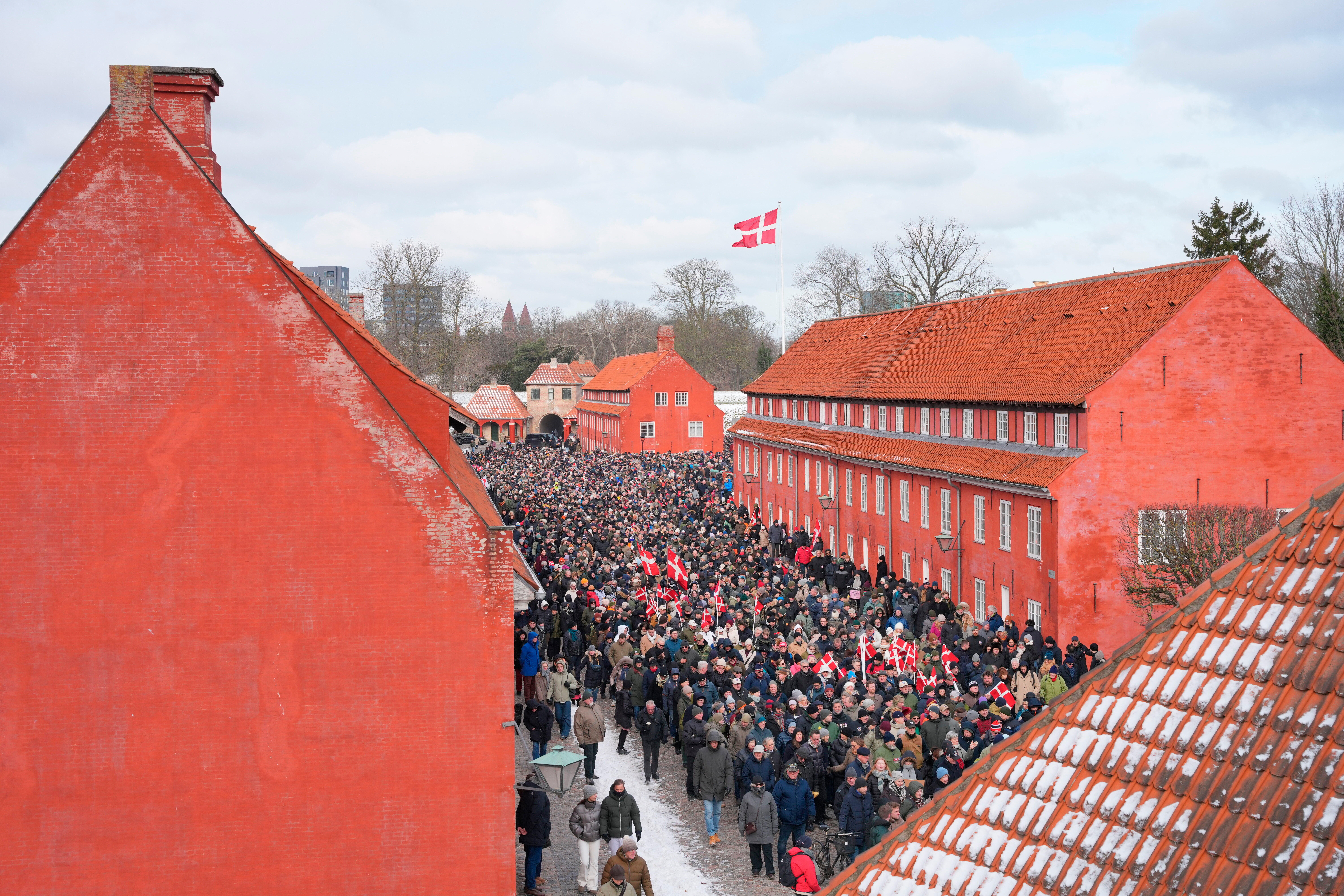 Denmark US Protest