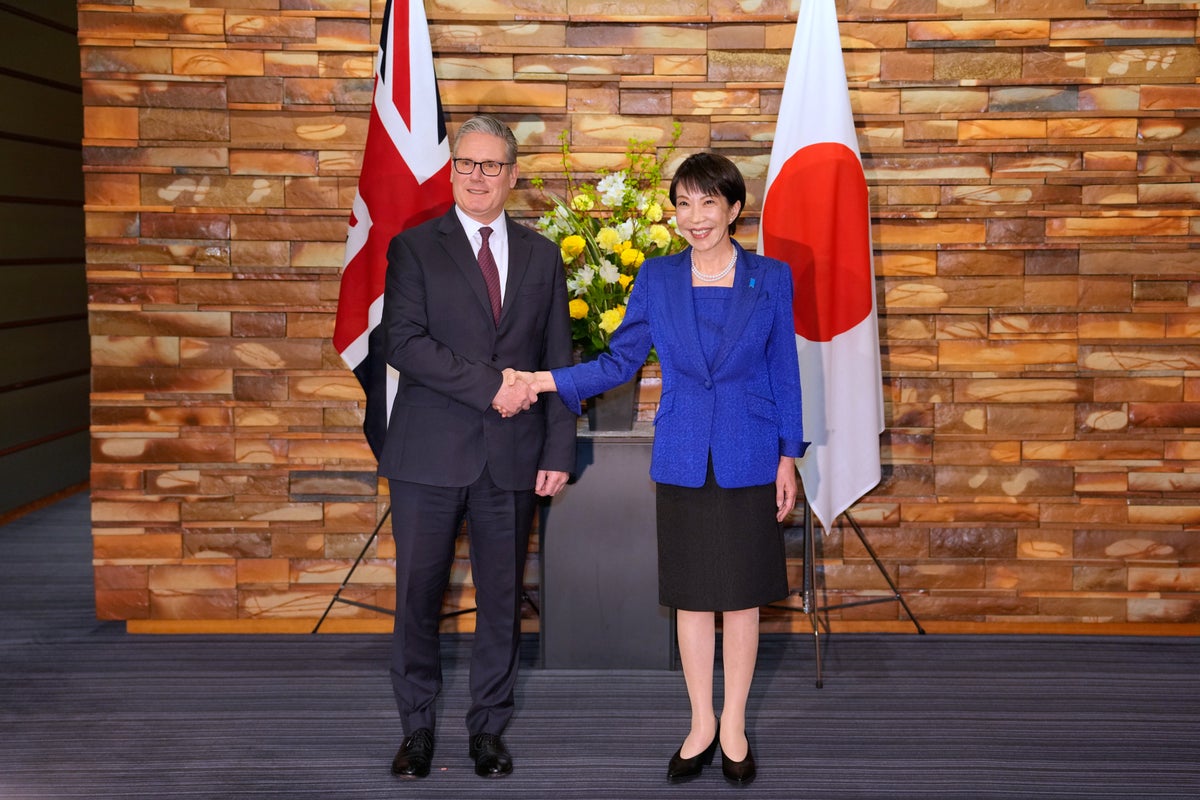 Britain and Japan will respond with &lsquo;strength&rsquo; as instability &lsquo;shakes the world&rsquo;, Starmer says 