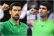 Djokovic v Alcaraz live: Australian Open latest score updates as history on the line in seismic final