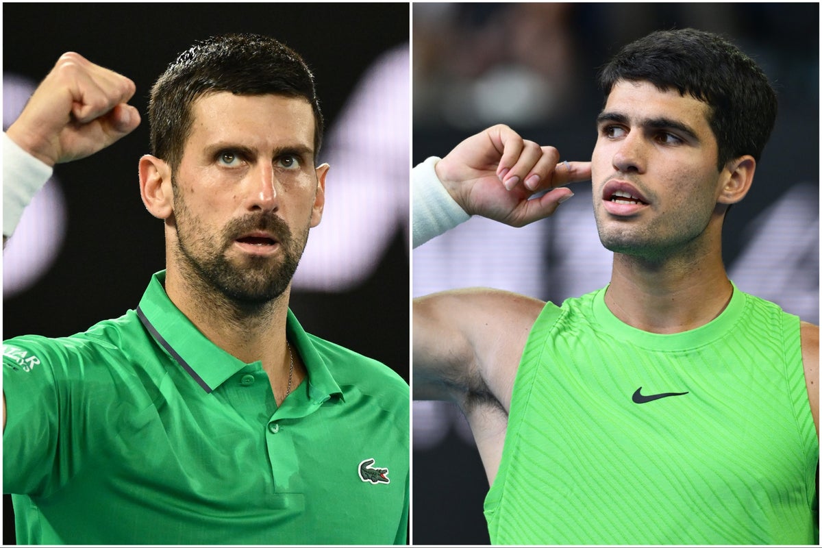 Australian Open live: Djokovic skips practice ahead of Alcaraz showdown and historic final Australian Open live: Djokovic skips practice ahead of Alcaraz showdown and historic final