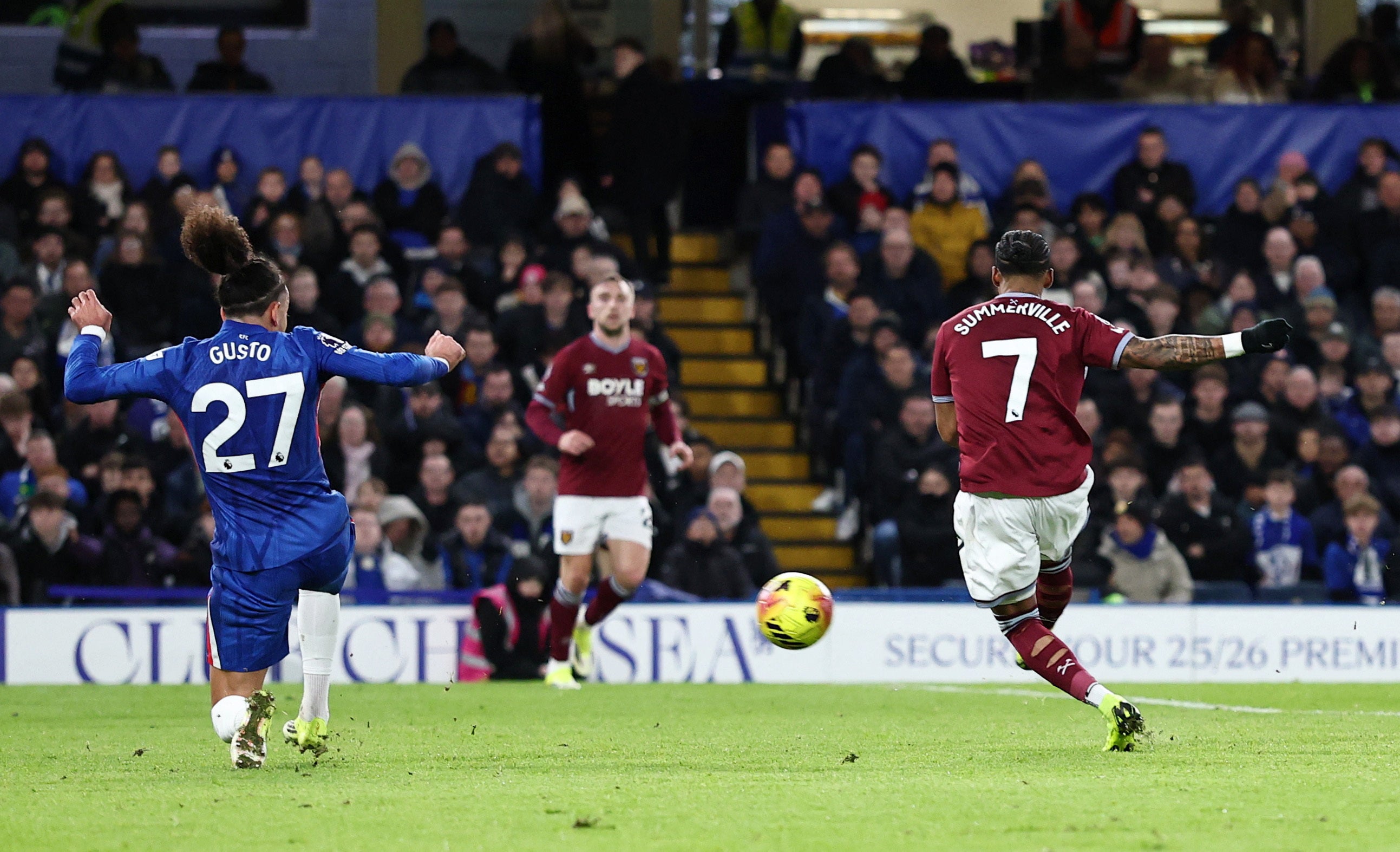 Crysencio Summerville anotó el segundo gol del West Ham