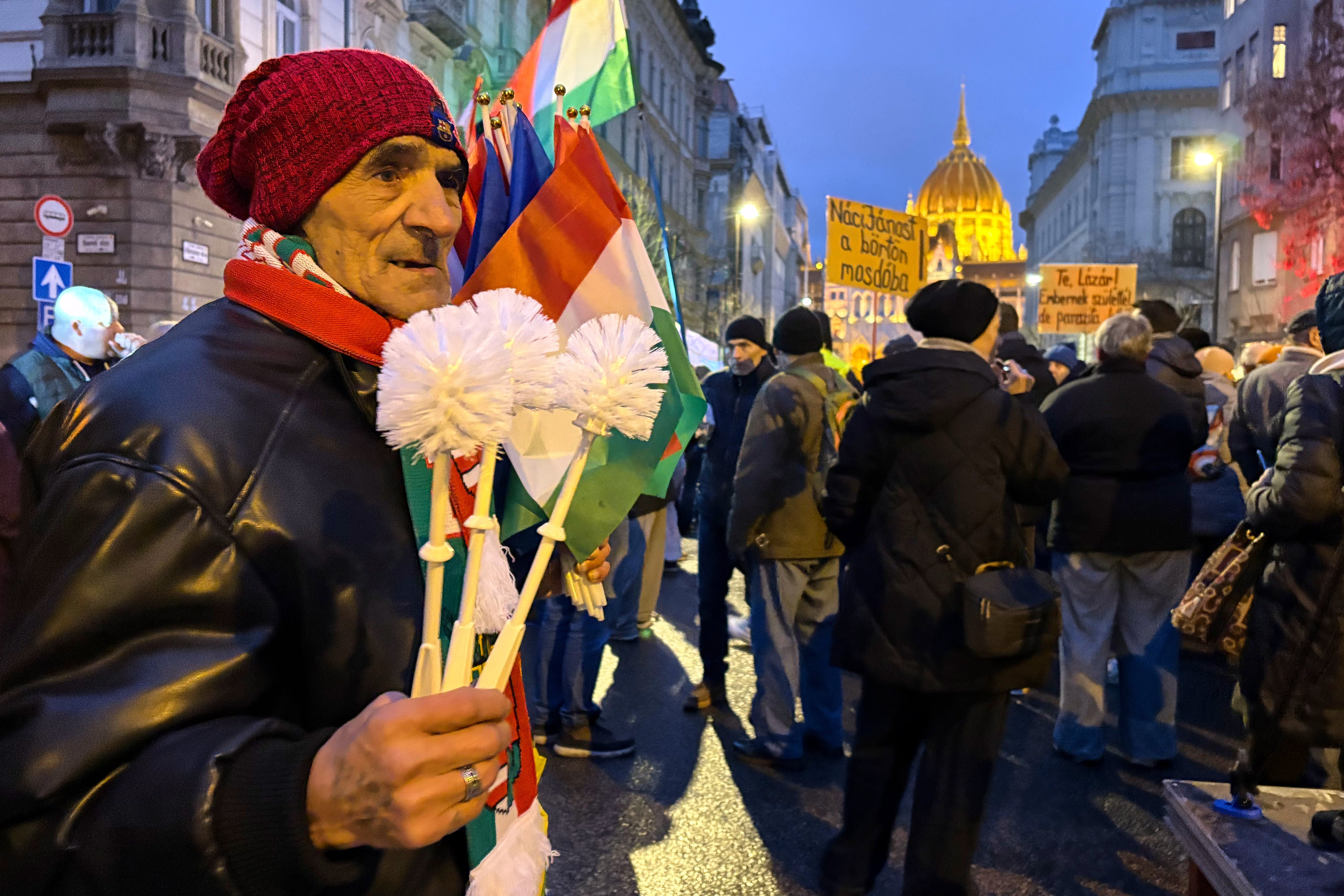 Hungary Roma Protest
