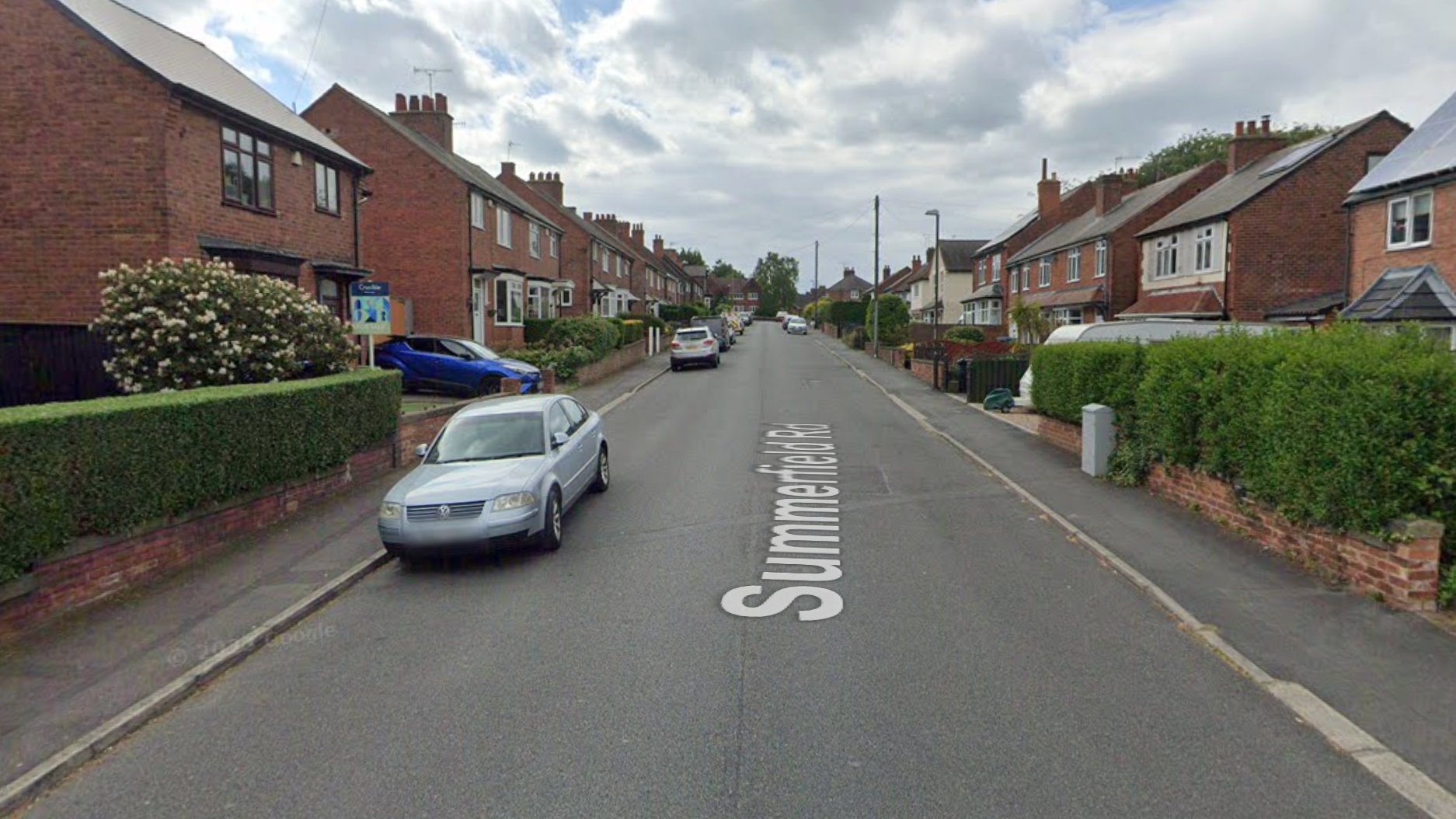 Emergency services were called to Summerfield Road in Boythorpe, Chesterfield