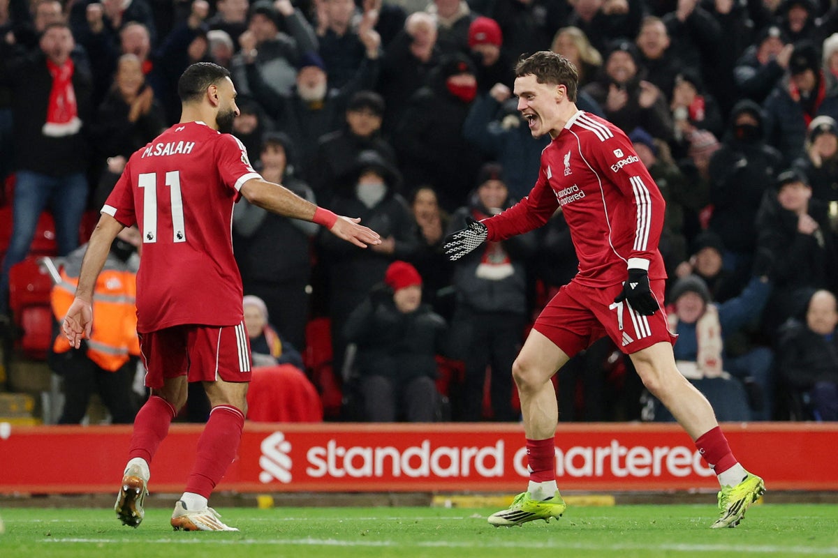 Liverpool vs Newcastle live: Konate caps off fine win with fourth goal for Reds