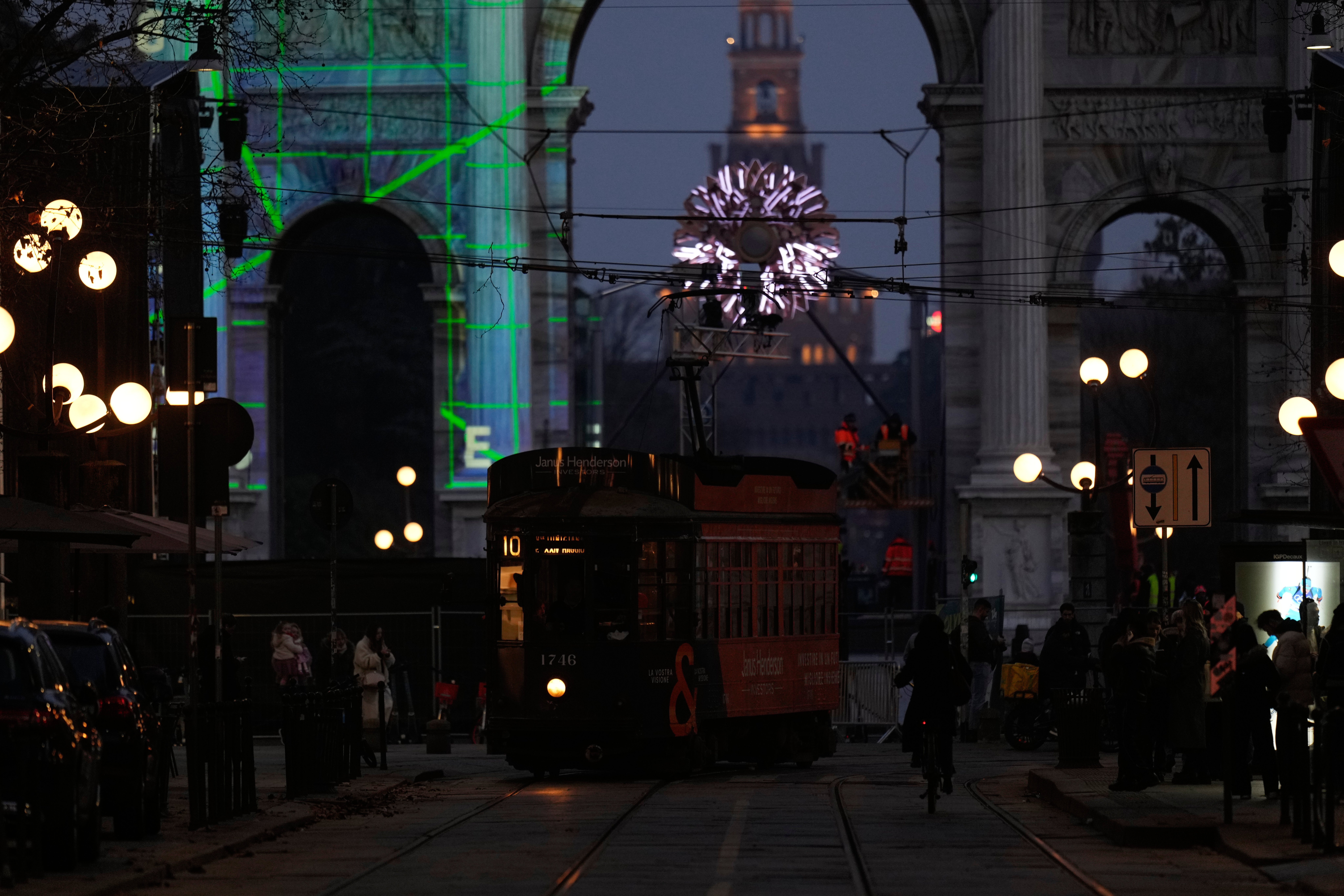 Milan Cortina Olympics Trams Photo Gallery