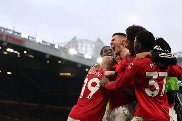 <p>Benjamin Sesko scored the winner late in a dramatic game at Old Trafford</p>