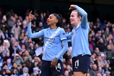 Man City hit five to stun champions Chelsea and close in on WSL title