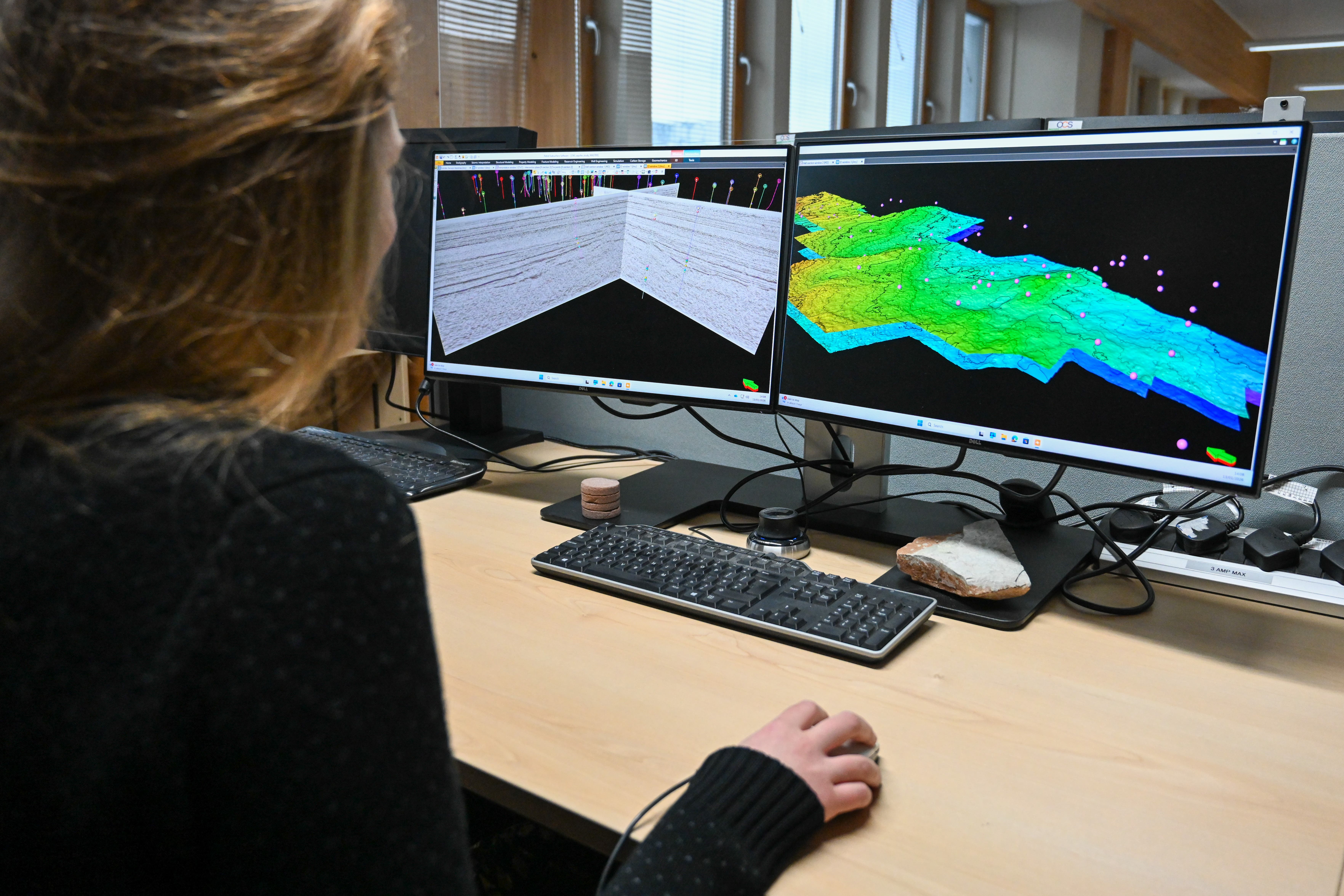 Scientists will assess the North Sea sandstone option (British Geological Survey/PA)
