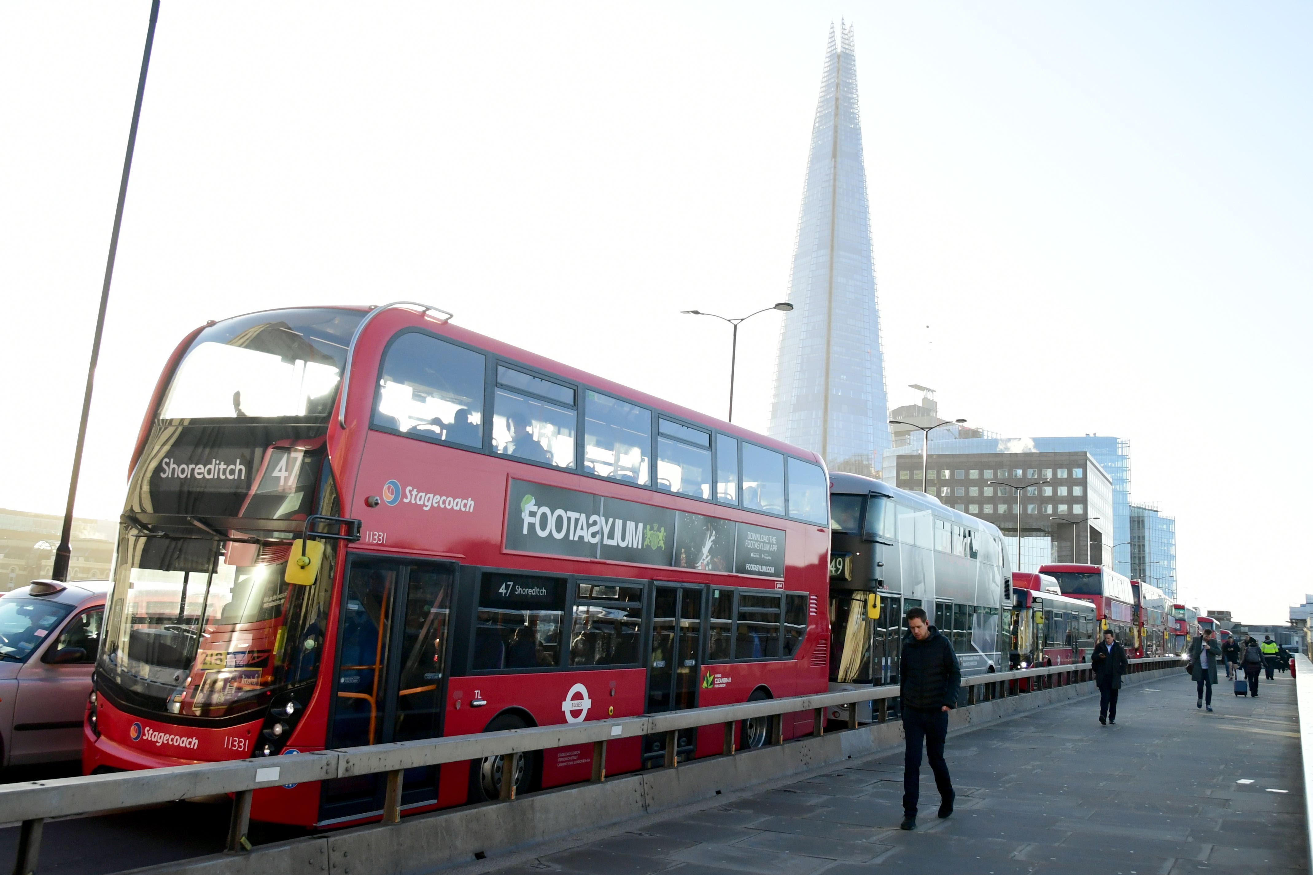 Free bus travel is not available to young people in England (Ian West/PA)