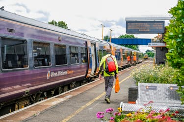 <p>Planned strike action is going ahead on West Midlands Railway lines over the weekend</p>