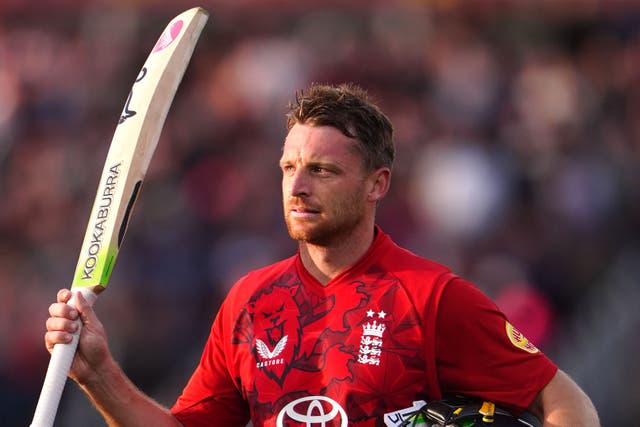 Jos Buttler is now England’s record appearance-maker (Owen Humphreys/PA)