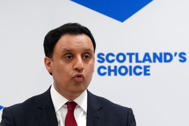 Scottish Labour leader Anas Sarwar has backed Lord Mandelson quitting the Labour party (Andrew Milligan/PA)