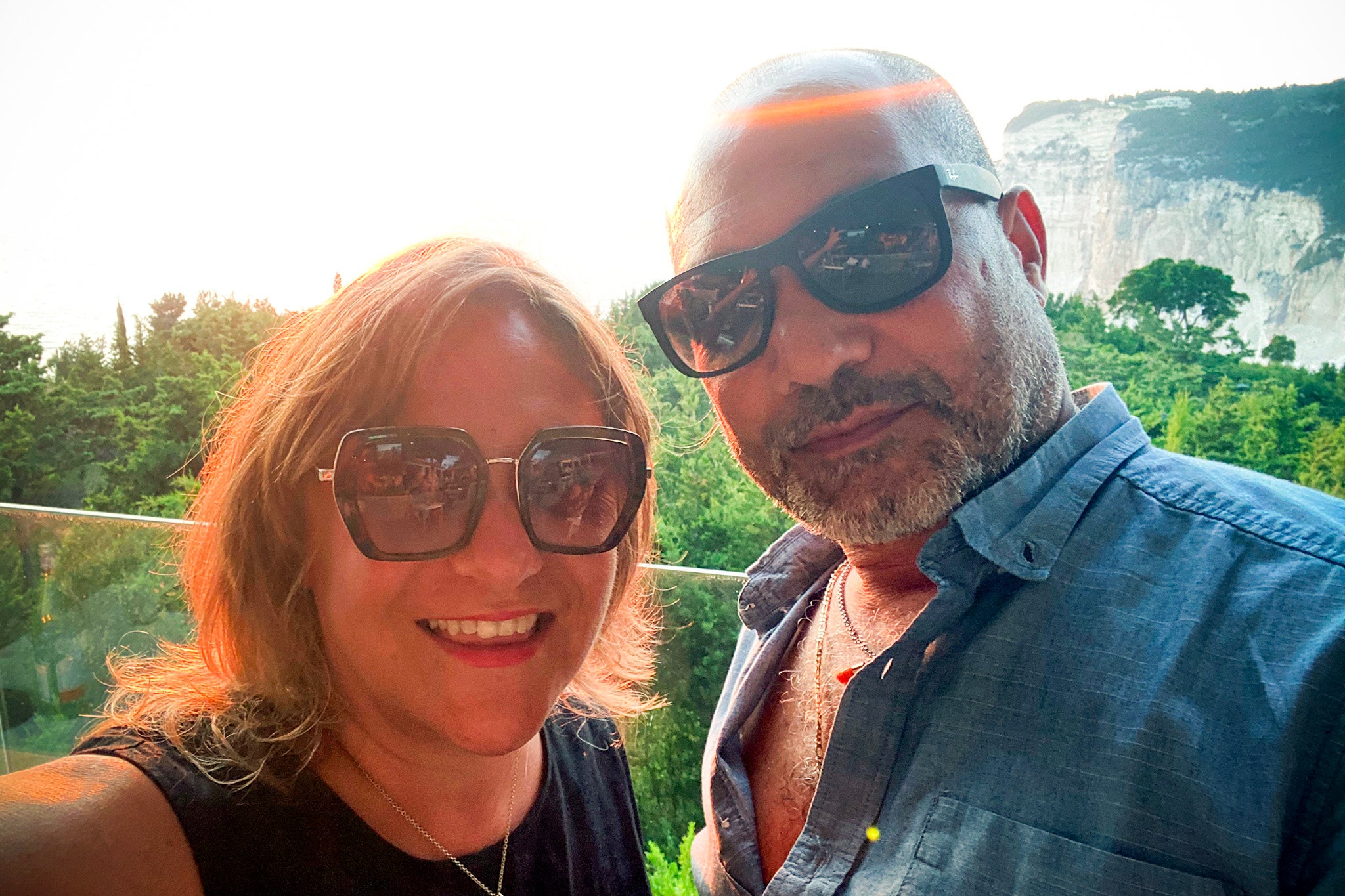 Victoria Harper with her husband H