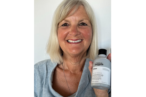 best shampoos and conditioners L'oreal Serie Expert Silver Shampoo for Grey white or light blonde hair indybest 2