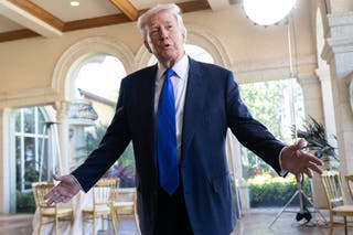 Trump went on a furious late night social media blitz