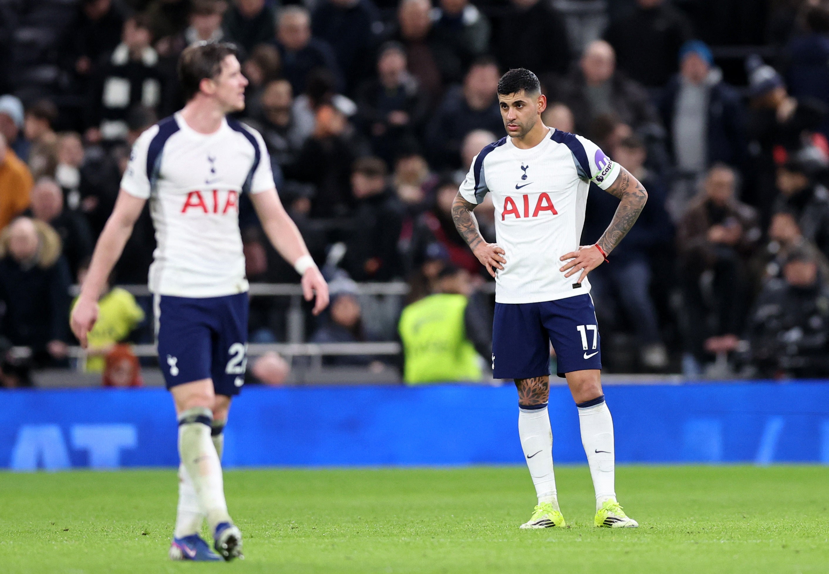 <p>Cristian Romero has taken aim at the Spurs hierarchy again</p>