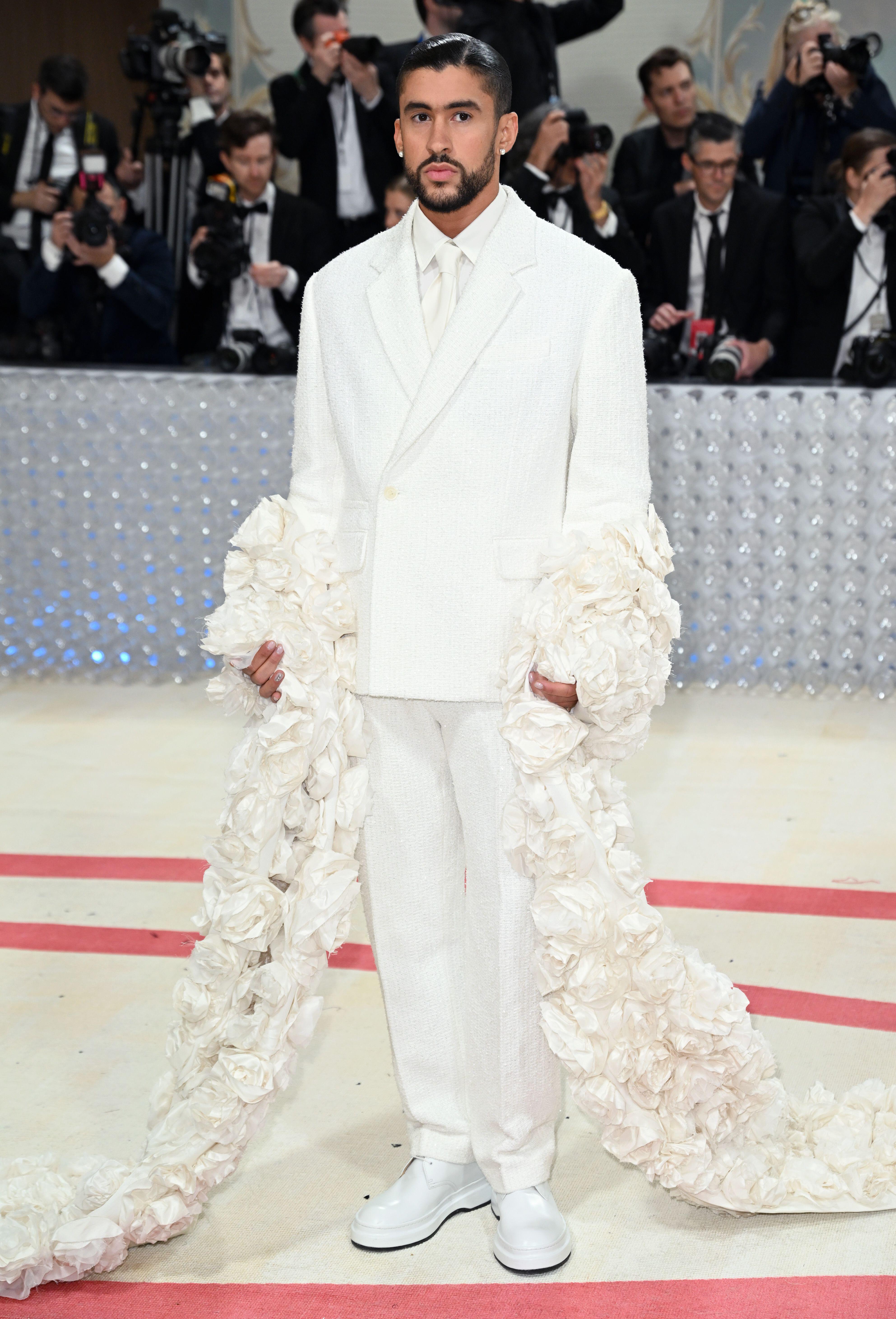 Bad Bunny at the Met Gala 2023 (Alamy/PA)