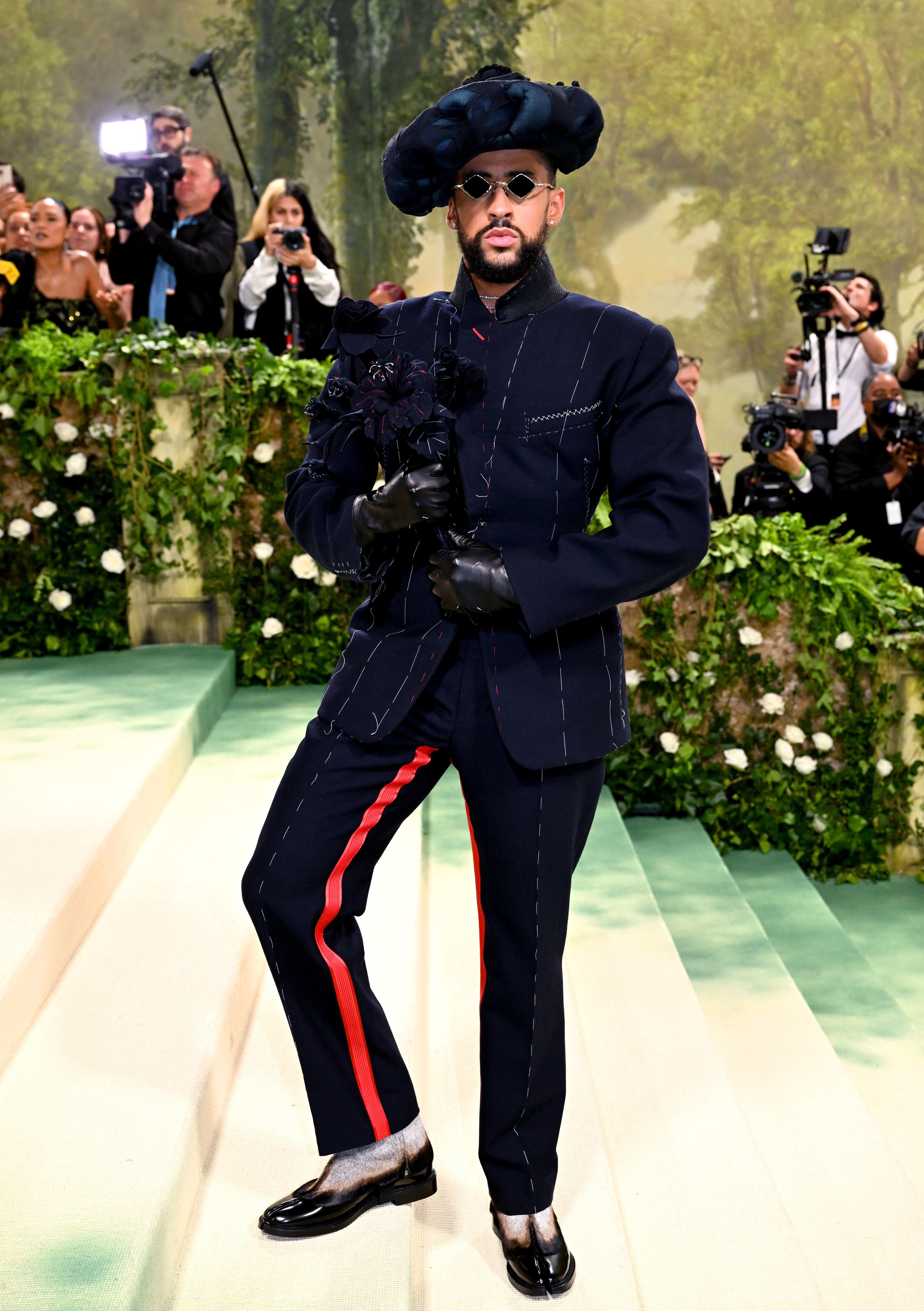 Bad Bunny at the Met Gala in 2024 (Alamy/PA)
