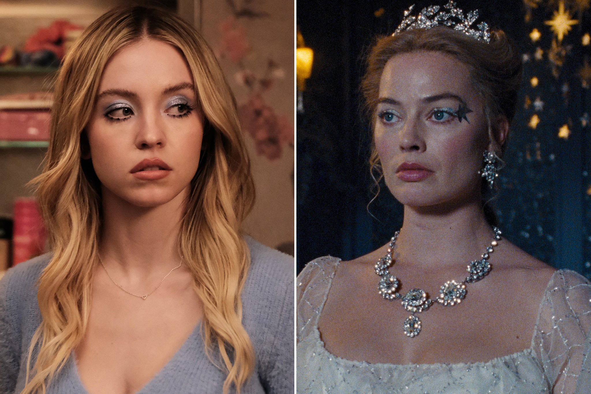 Sydney Sweeney in ‘Euphoria’ and Margot Robbie in ‘Wuthering Heights’ are both embracing the same beauty trend