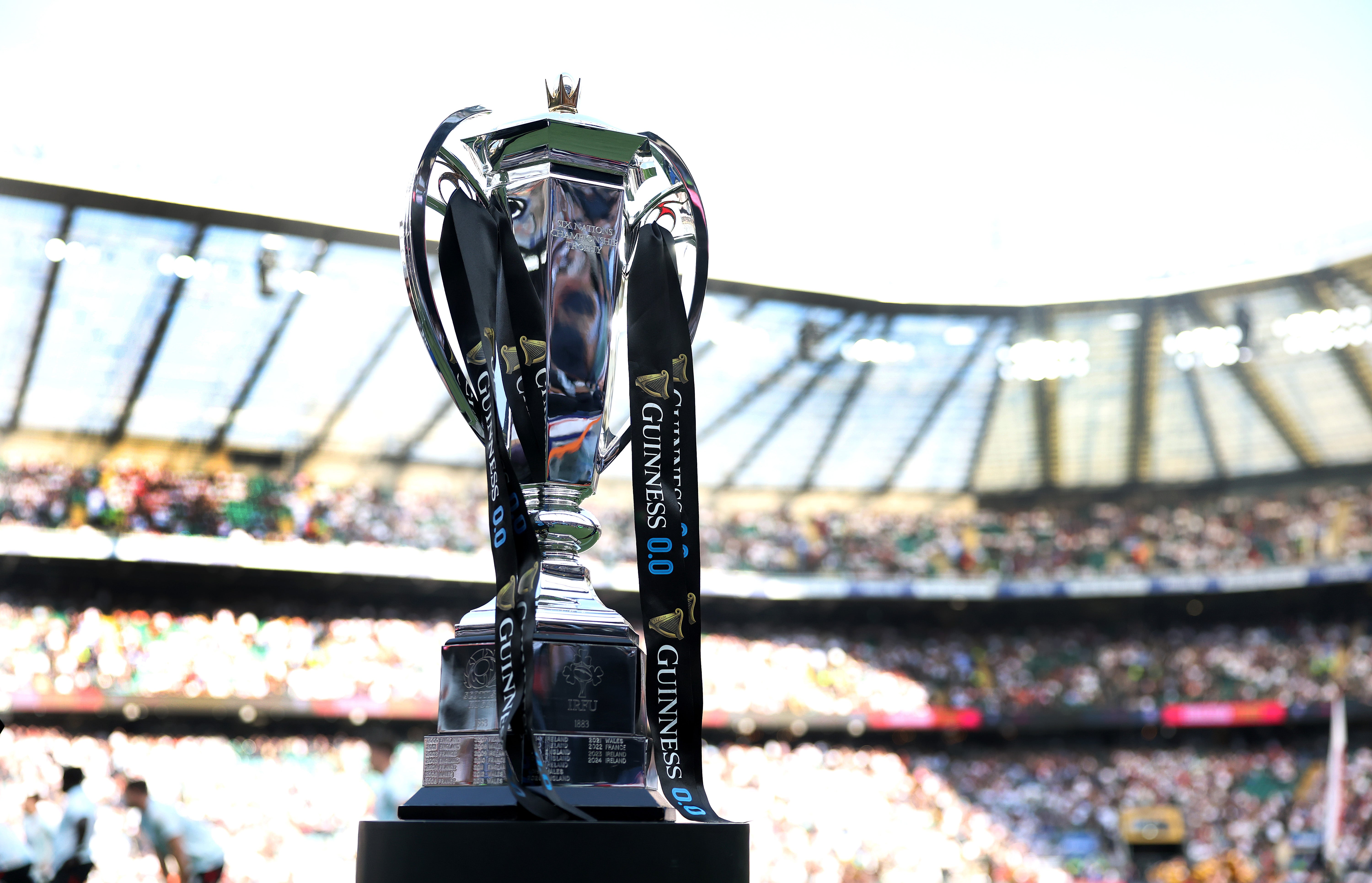 The Six Nations trophy is up for grabs