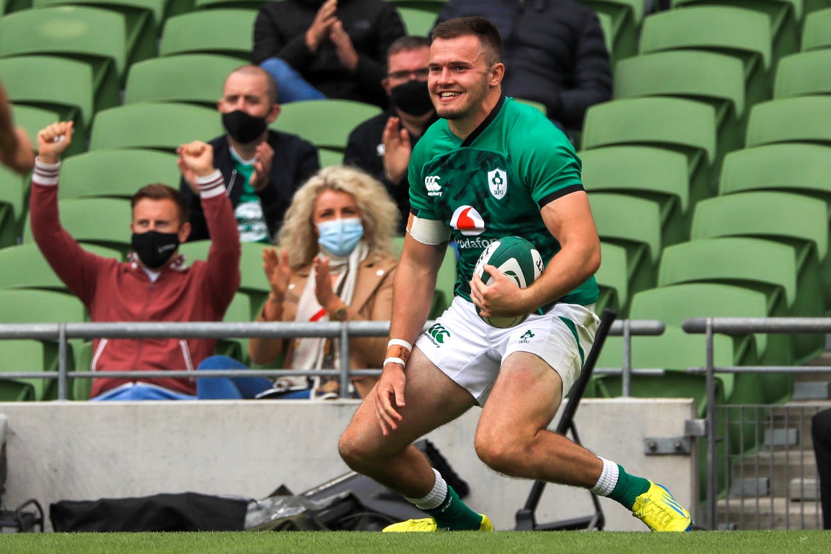 Andy Farrell explains Jacob Stockdale recall for Six Nations opener: ‘He’s back to being himself’