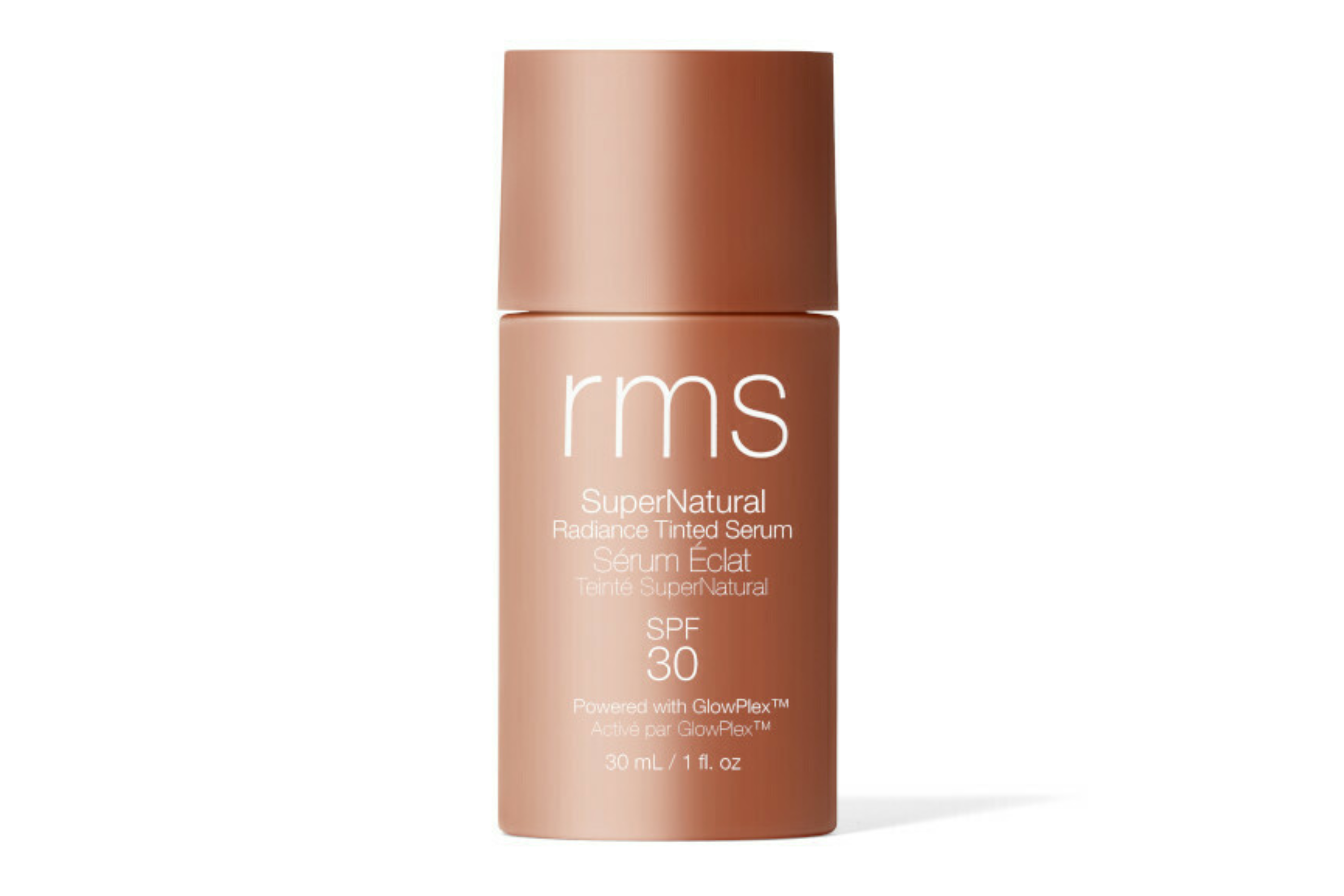 best foundation for mature skin RMS supernatural radiance tinted serum SPF 30 indybest