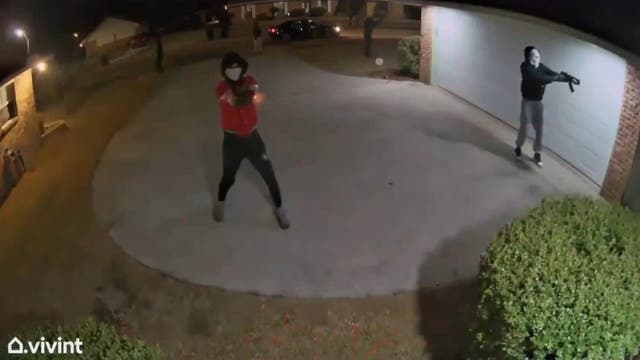 <p>Masked gang of six rain gunfire on home at 4am hitting 13-year-old in the leg</p>