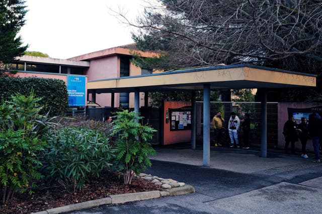 <p>The incident took place at La Guicharde middle school</p>
