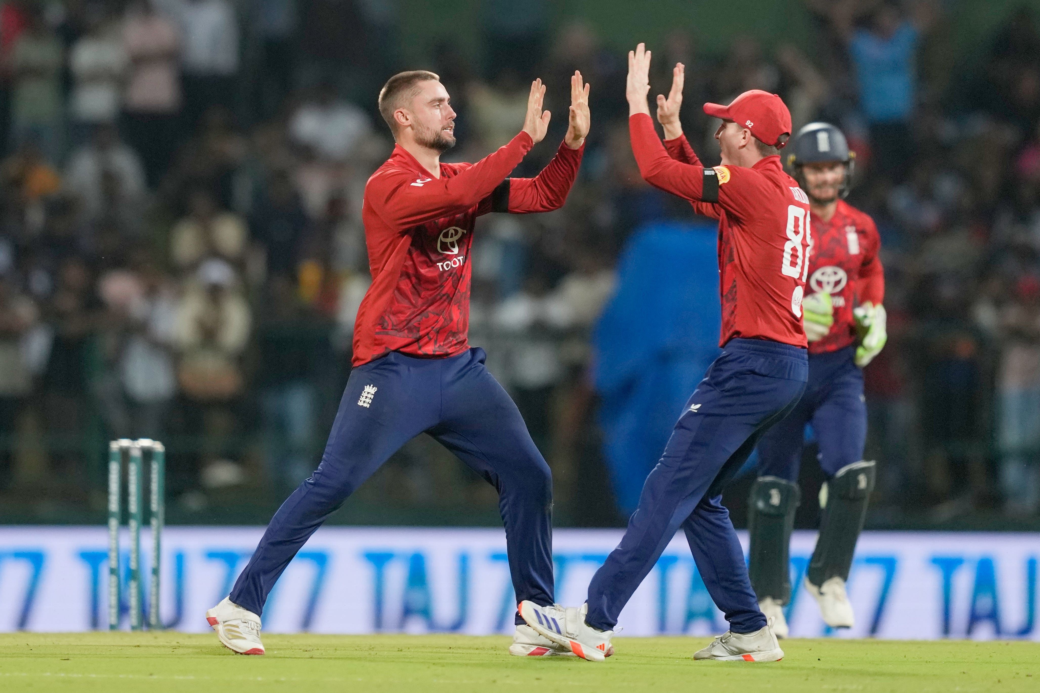Will Jacks helped England to victory (Eranga Jayawardena/AP)