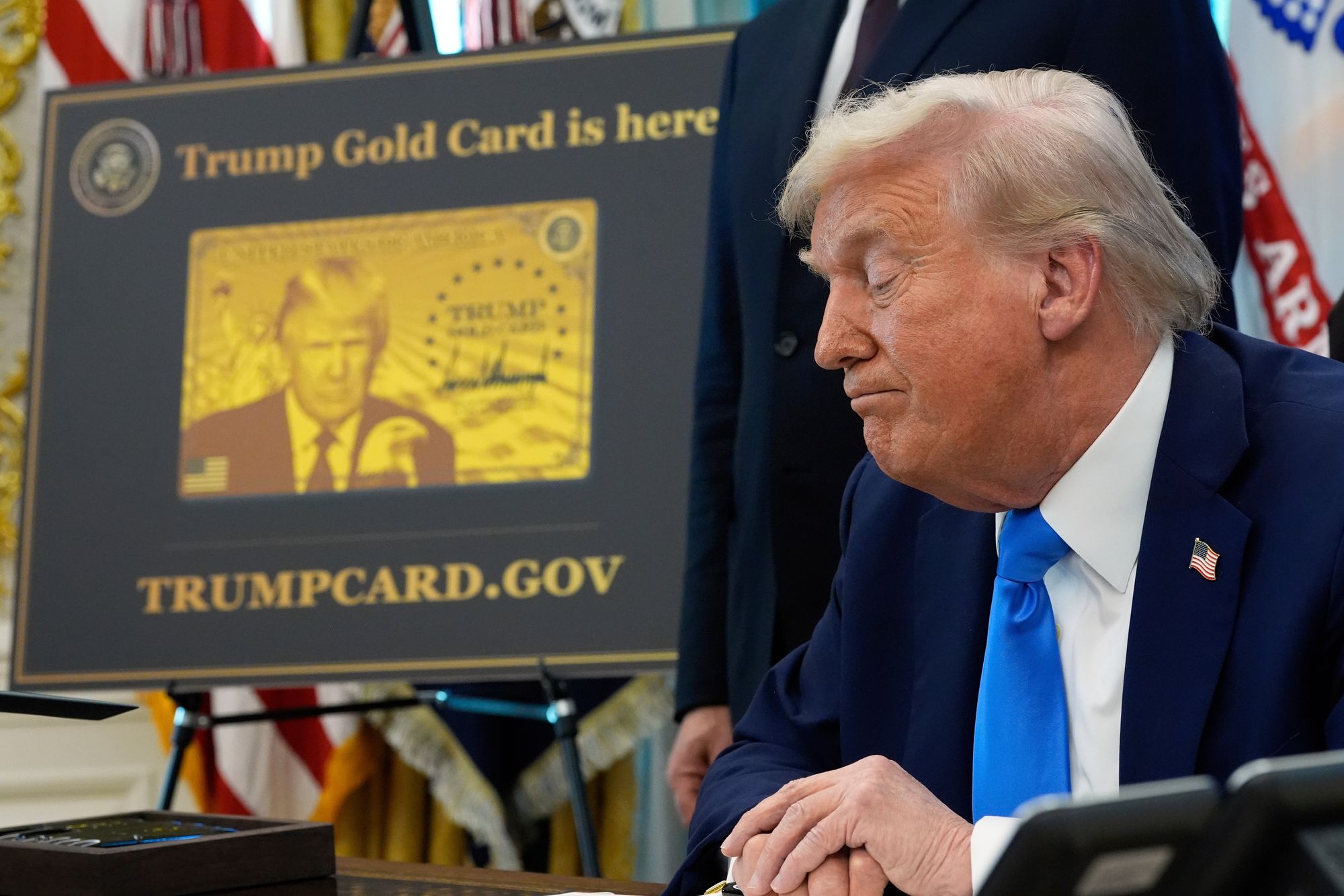 The ‘gold card’ visa allows foreign applicants with $1 million to spare to seek lawful entry in the United States though a special employment visa regardless of merit