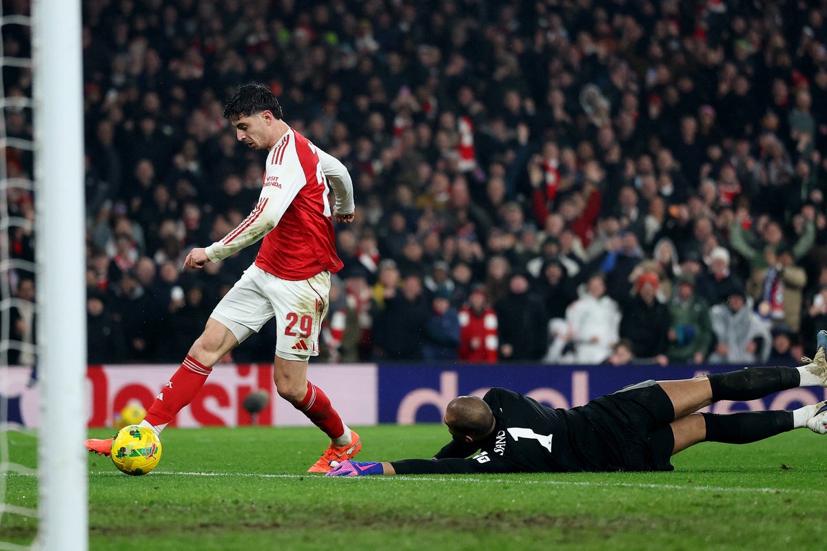 Arsenal vs Chelsea live: Kai Havertz’s late strike sends Gunners to Carabao Cup final
