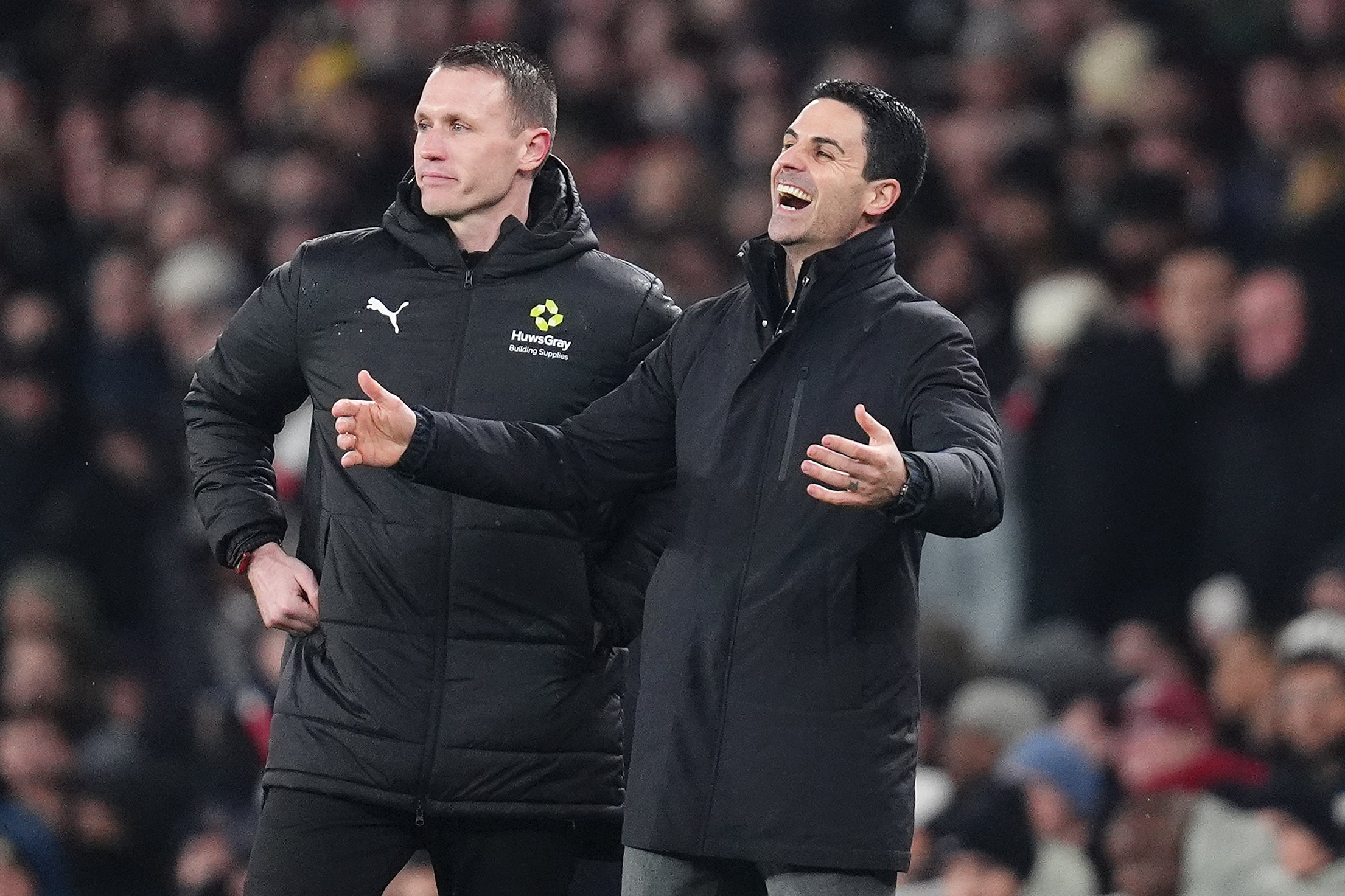 Mikel Arteta leads his Arsenal squad to their first cup final in six years