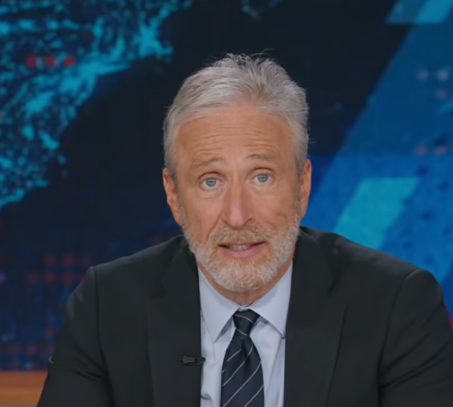 <p>Jon Stewart has called the release of the Epstein files ‘Groundhog Day’</p>