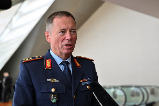 <p>Major General Michael Traut, Commander of German Space Command</p>
