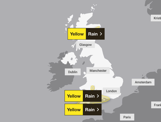 More rain to hit UK this week as Met Office issues fresh weather ...