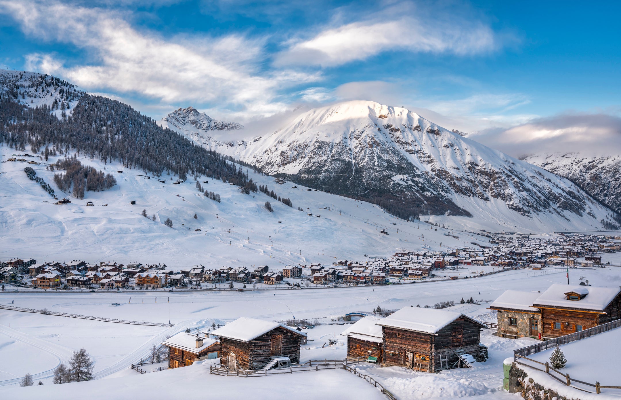 Livigno in Lombardy is ideal for a late season snowy getaway