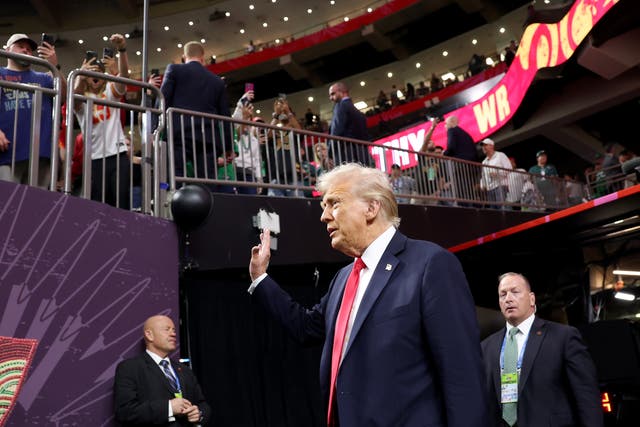 <p>President Donald Trump was advised against attending the Super Bowl because aides were concerned the crowd would ‘likely aggressively boo him,’ according to a report</p>