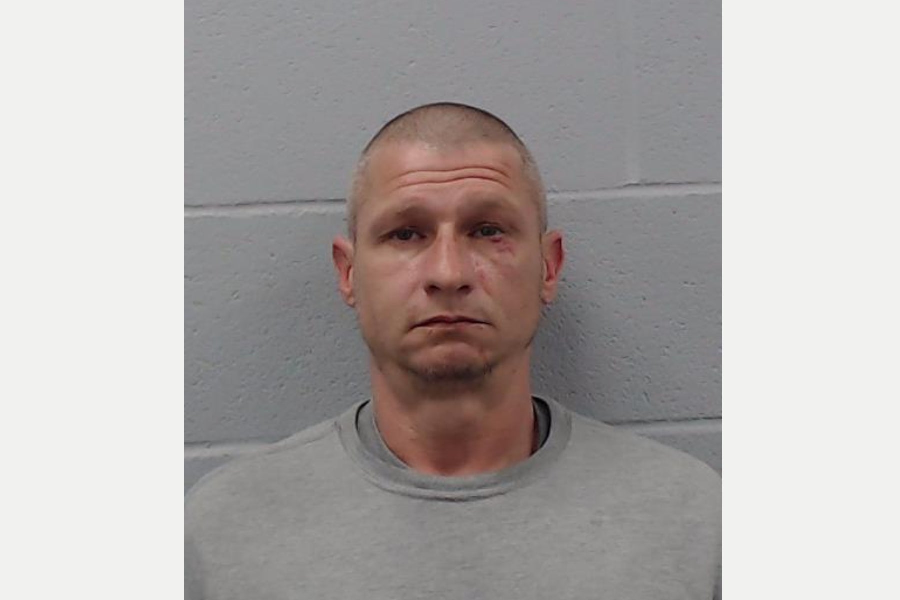 <p>Chad Michael Watts is accused of assaulting a student after a verbal confrontation turned physically violent during a student-led anti-ICE protest</p>